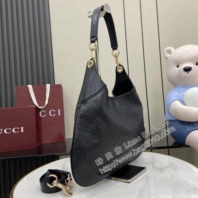 Gucci專櫃古馳最新款Body雙鎖扣手袋大號休閒肩背女包 jh2924型號：834981